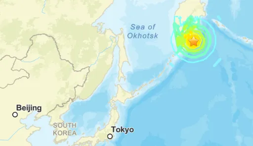 离日本好近!俄罗斯堪察加半岛强震上修8.7 从「北海道到九州」发布海啸警报