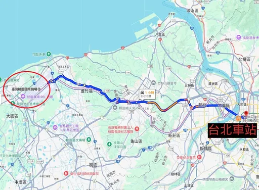 桃機比北車更北!日YT來台大驚奇:「北上」其實是往東走