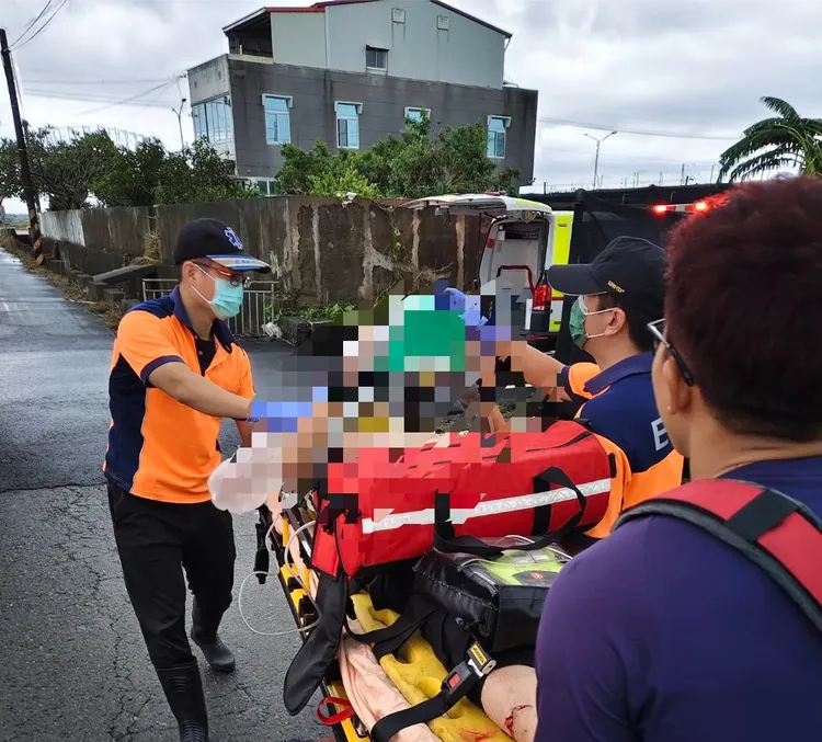 黃姓婦人送醫後仍宣告不治。民眾提供