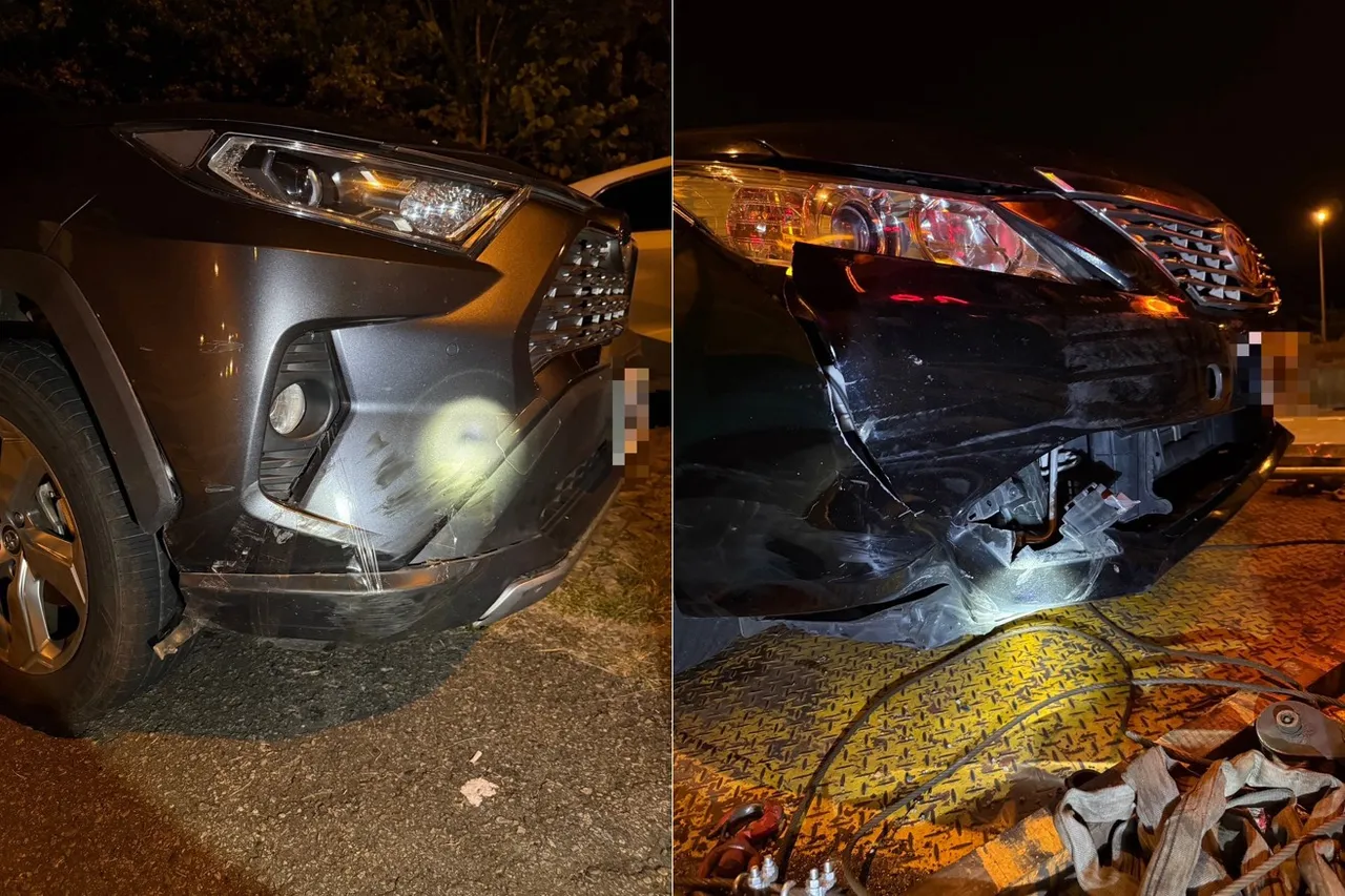 所幸22車均是車損無人受傷,駕駛均無酒駕情事。翻攝照片