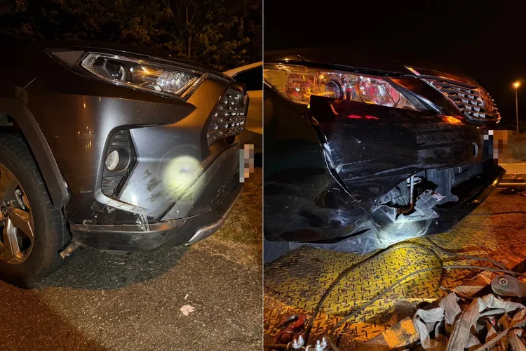 所幸22車均是車損無人受傷，駕駛均無酒駕情事。翻攝照片