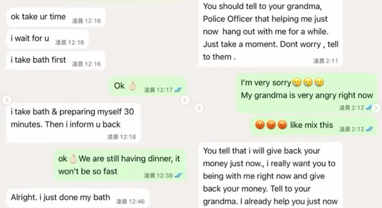 妍兒曬出和警察對話。翻攝妍兒IG