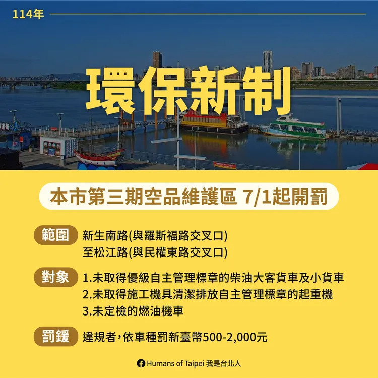 新生南路（與羅斯福路口）至松江路（與民權東路口）納管。台北市觀傳局提供