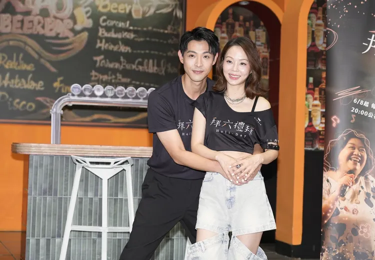 連晨翔和孫淑媚戲裡有親密戲。攝影中心攝影