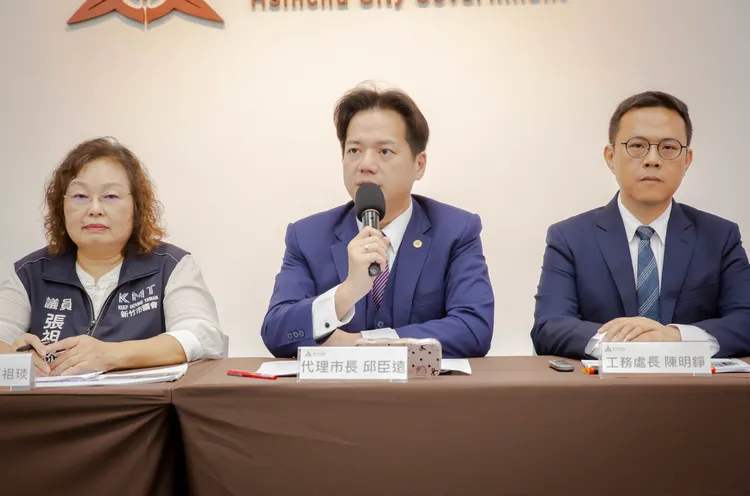 新竹市代理市長邱臣遠。新竹市政府提供