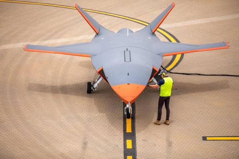 波音為澳洲皇家空軍研發「忠誠僚機」(Loyal Wingman)無人機。取自RAAF官網