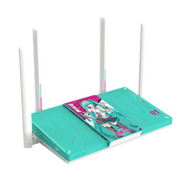 ASUS RT-BE3600M WiFi 7初音未來特別版。ASUS提供