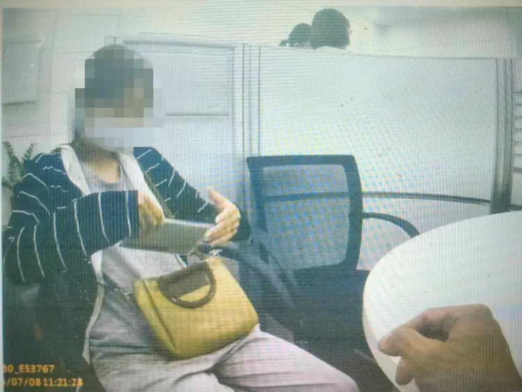 36歲蔡女差點因「假交友」被騙30萬元。翻攝畫面