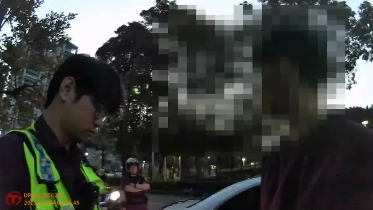 蔡男酒測值未超標且超過測試，但因危險駕駛仍被警方移送法辦。民眾提供