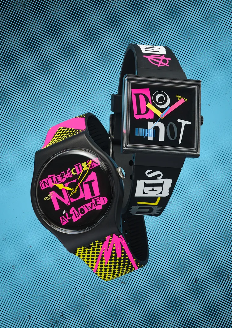 錶盤上的叛逆宣言更直接替現代人喊出心中所想。品牌提供