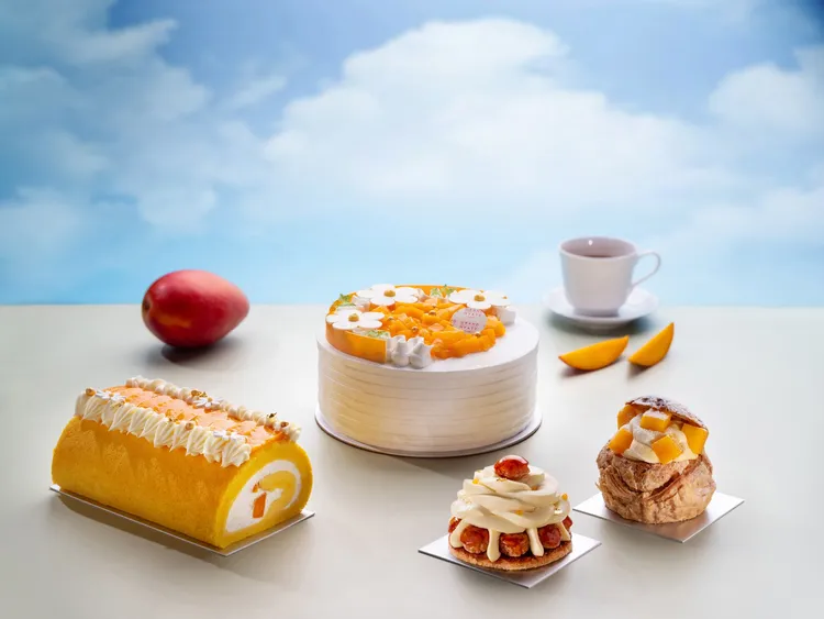 Baguette 禮品烘焙坊嚴選愛文芒果推出十款季節限定甜品。業者提供