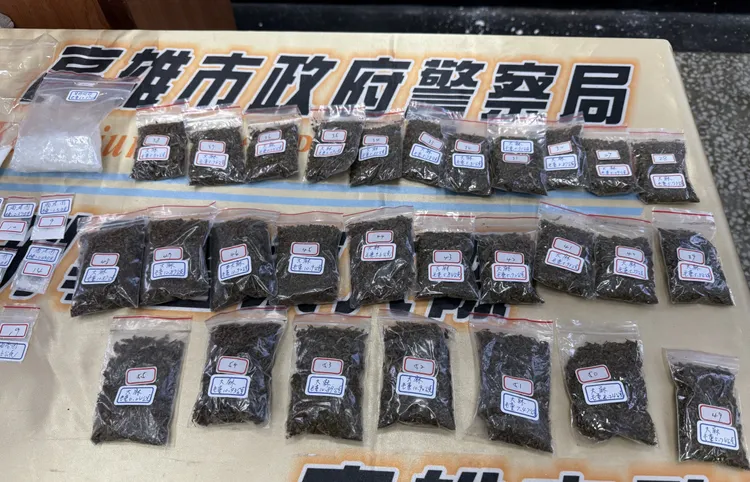 現場起出海洛因、安非他命、大麻等毒品，市價約百萬元。翻攝照片