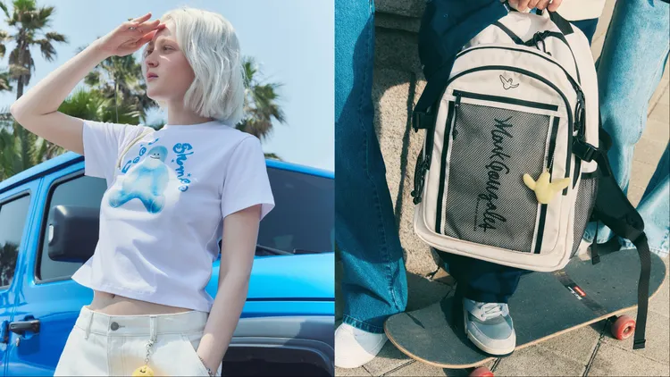 Mark Gonzales同步端出上衣、包包等一系列潮流新品。品牌提供