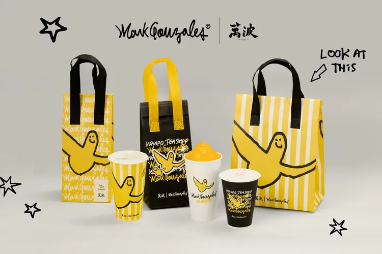 全新聯名推出限量杯身以及保冷袋。品牌提供