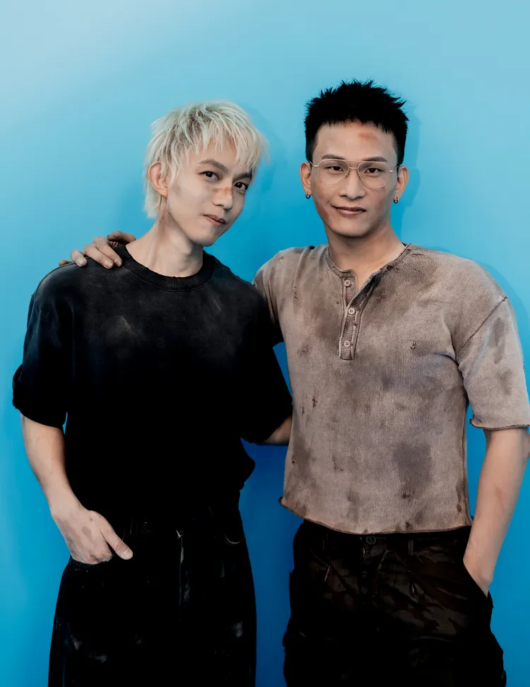 林宥嘉（左）與黃奇斌首度合作擦出驚豔火花。華研國際提供