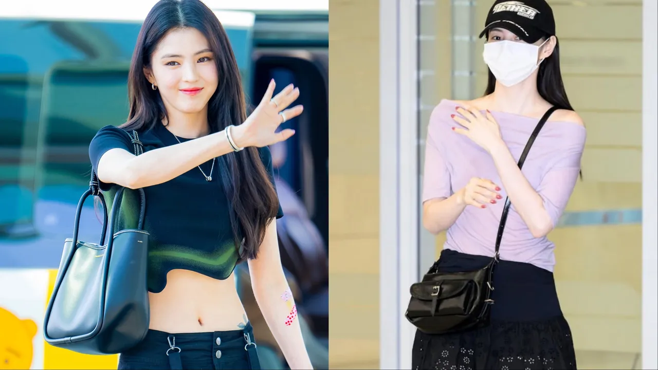 韓素希來台前先釋出2套機場時尚。品牌提供、翻攝hansohee4ever IG