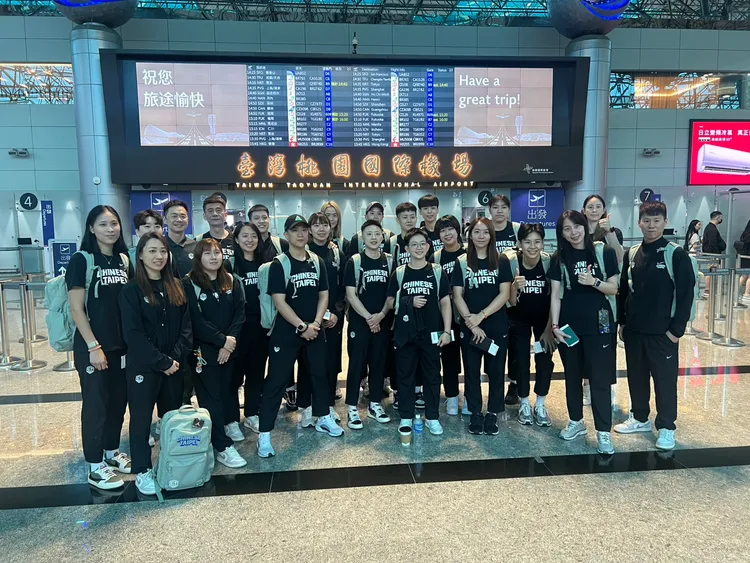 中華女籃今出發。  籃協提供