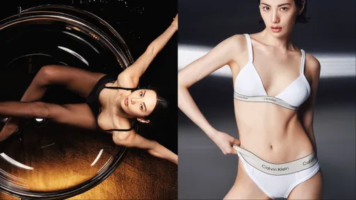 「最美臉孔」NANA辣翻CK內衣廣告 邪惡仰角炸出UU曲線