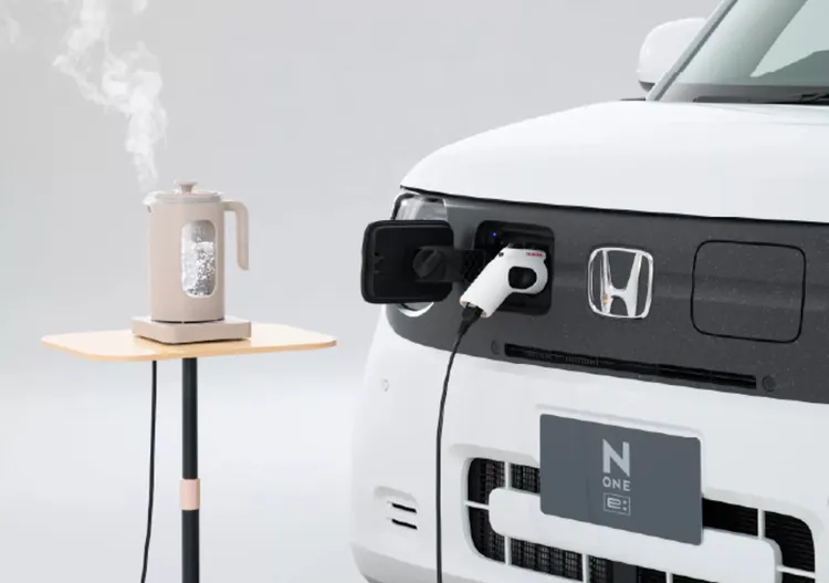 透過V2L技術，車輛可將電能反向供應給各種電器設備。原廠照片