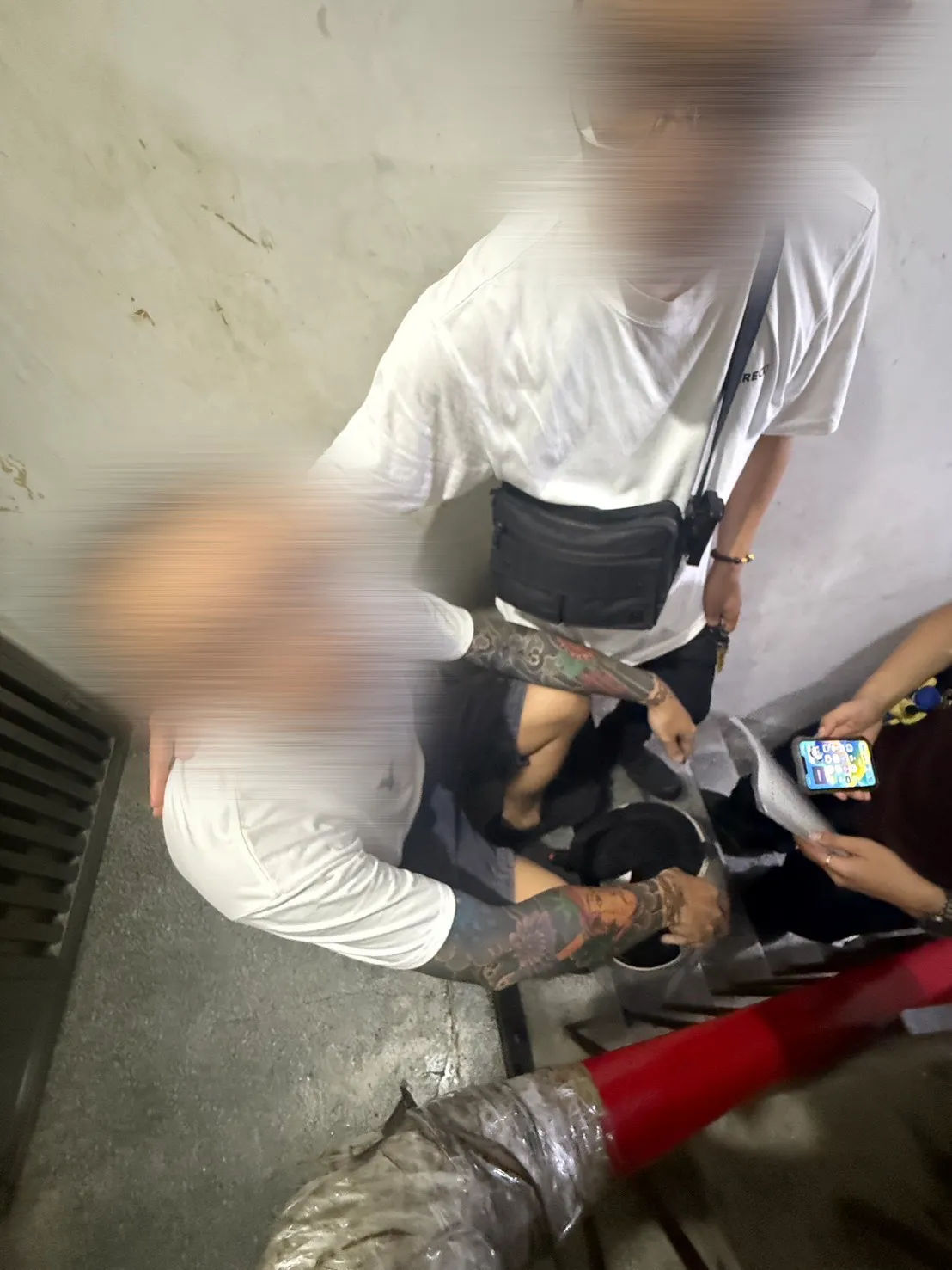 警方于9小时内逮到邱男。警方提供