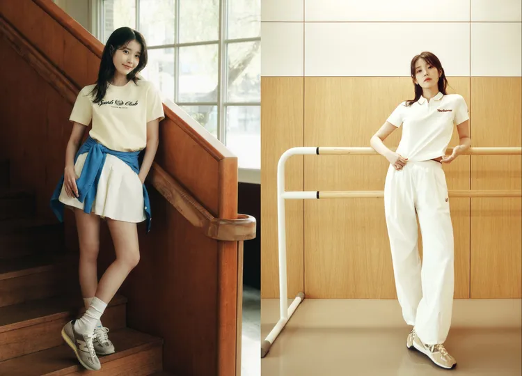 IU以2套夏日清爽休閒穿搭完美詮釋了471鞋款的百搭魅力。品牌提供