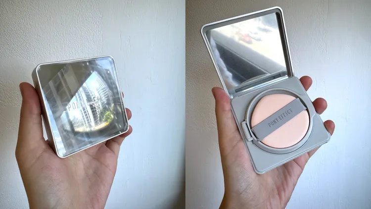 PONY EFFECT零暗沉特霧持久氣墊，1380元。張家玲攝