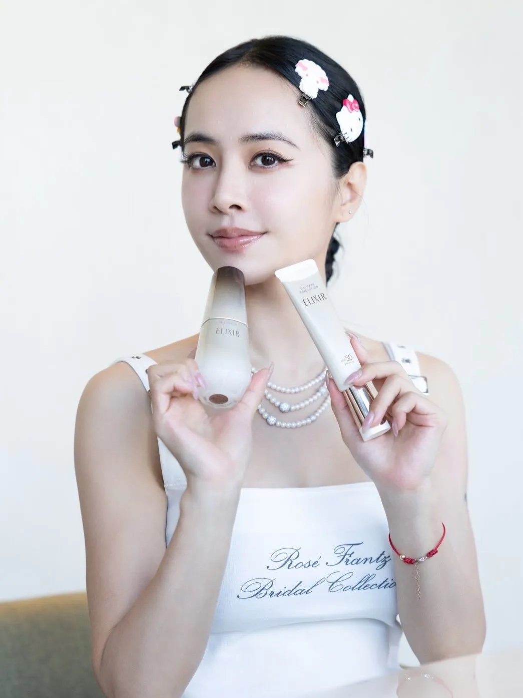 蔡依林戴上三麗鷗角色的髮夾,相當俏皮可愛。翻攝IG