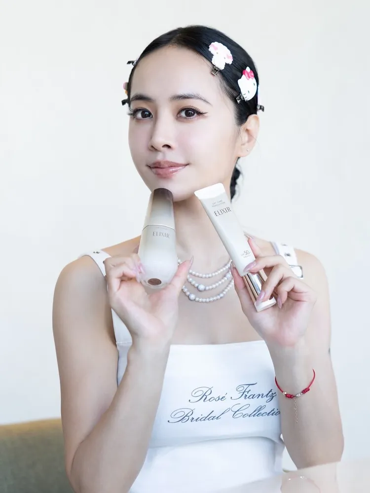 蔡依林戴上三麗鷗角色的髮夾，相當俏皮可愛。翻攝IG