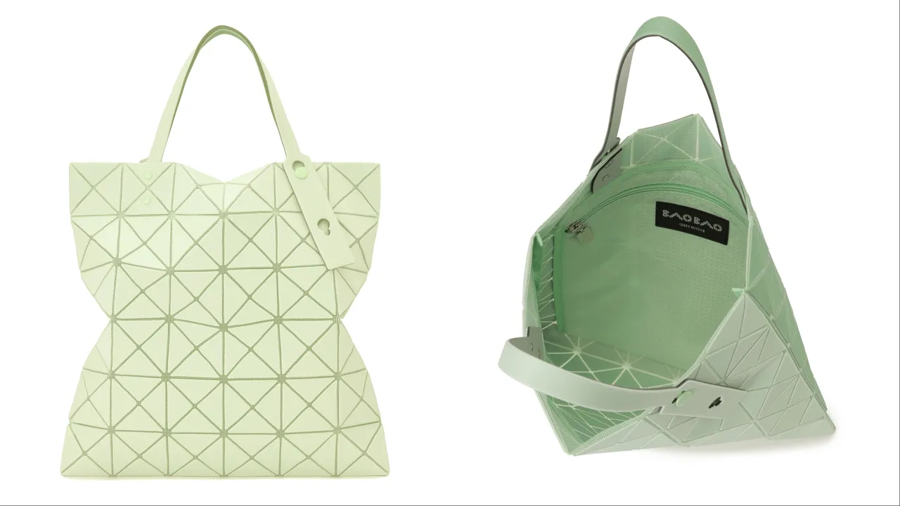 BAO BAO ISSEY MIYAKE LUCENT W COLOR双色托特包,1万6200元。品牌提供