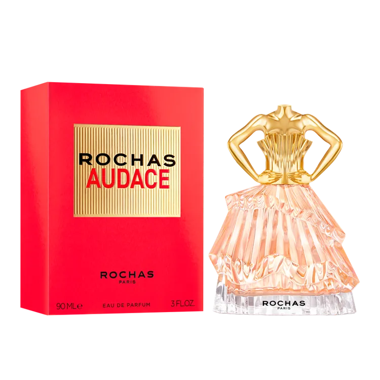 ROCHAS AUDACE逆光女神淡香精，60ml／2800元、90ml／3850元。品牌提供