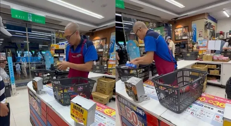 全聯店員快手速結帳爆紅。niiiiichun_授權使用