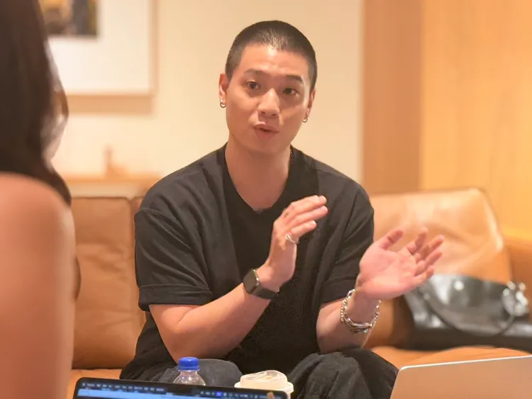 進藤喜彥訪談中大方分享六年來身為全職創作者的心路歷程以及如何善用工具呈現自己作品。趙筱文攝