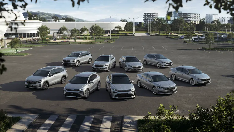 Škoda 正加速推進產品世代革新，不僅電動化進程迅速，車款設計語彙也進一步精煉升級。原廠照片