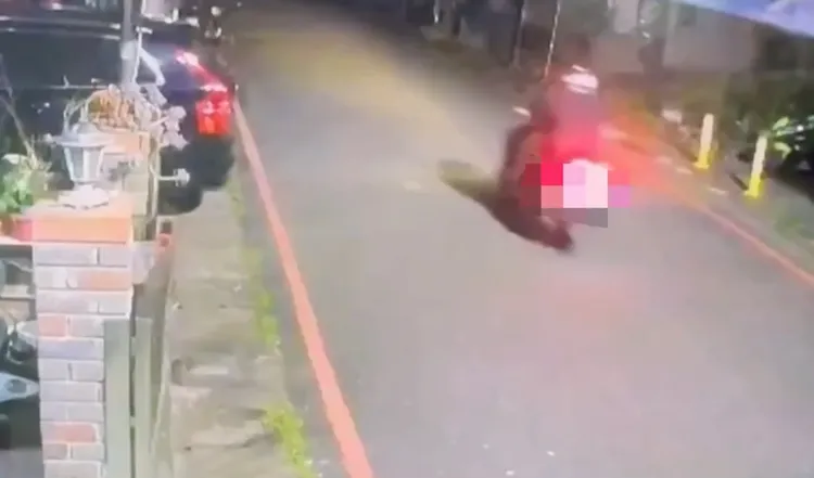 劉男換機車逃往宜蘭。警方提供