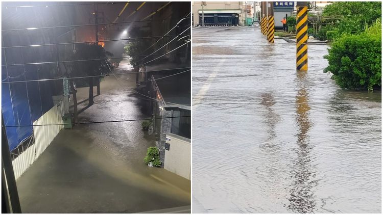 大豪雨狂下！台中多處淹水又停電　居民崩潰：水從浴室湧出來