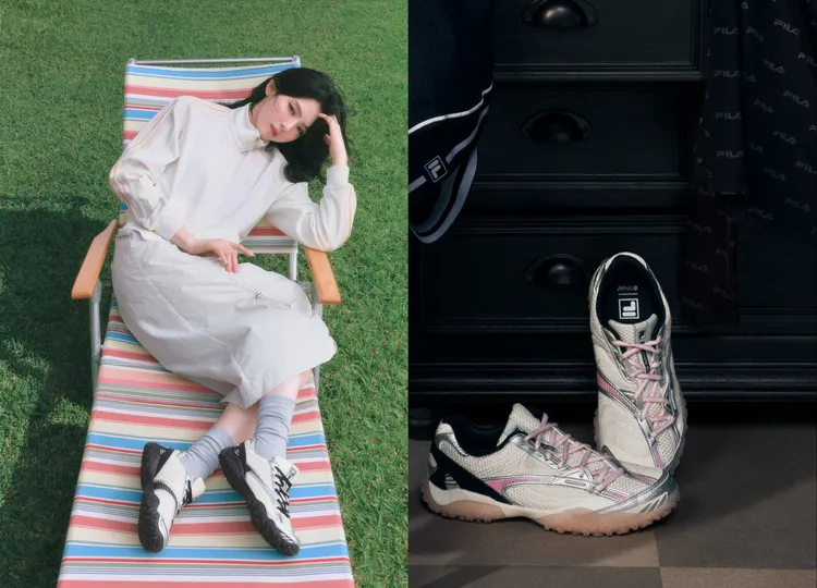 韓素希演繹的ECHAPPE V2以側綁帶設計作為亮點，各3980元。品牌提供