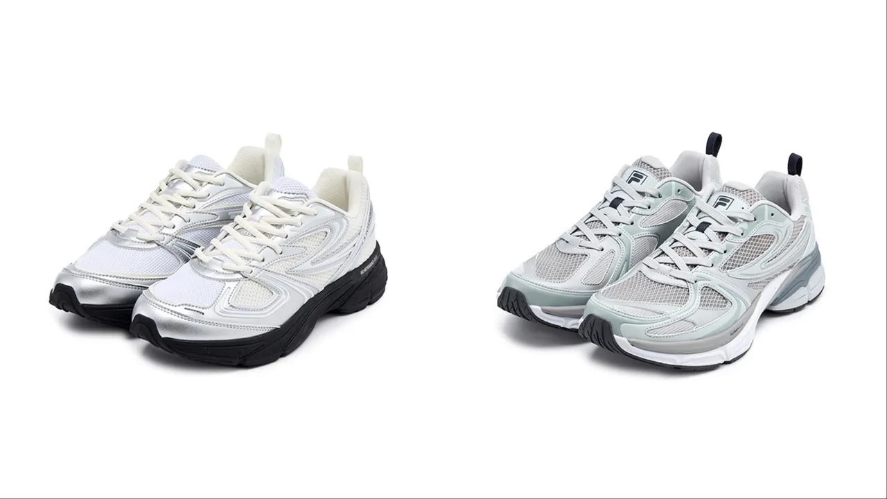 FILA INTERUN跑鞋(左)2880元、 INTERUN V2跑鞋(右)3680元。品牌提供