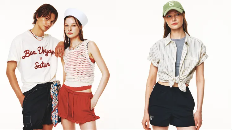 SATUR 2025春夏形象照。品牌提供