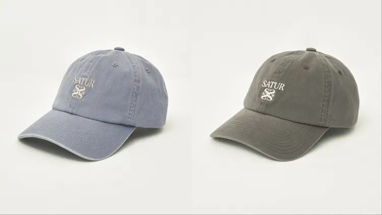 SATUR復古棒球帽，各1978元。品牌提供