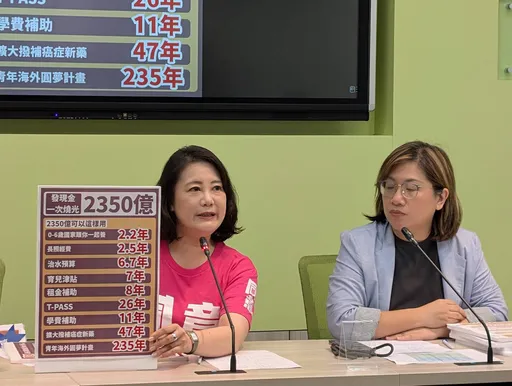 藍白違法燒光2350億普發現金!吳思瑤:買票就是國民黨DNA