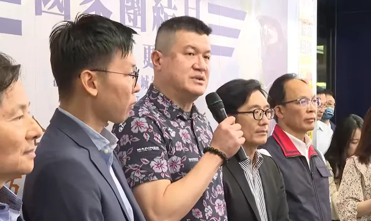 內政部次長馬士元希望更多企業加入演習。翻攝畫面