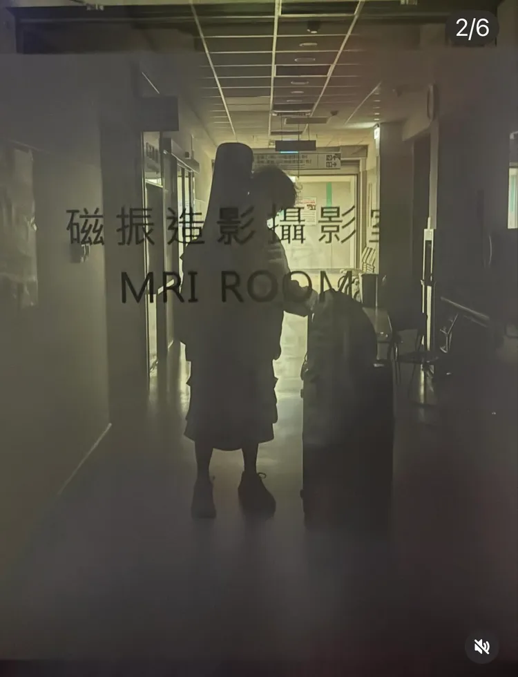 佐治經核磁共振檢查，確認半月板損傷。翻攝IG