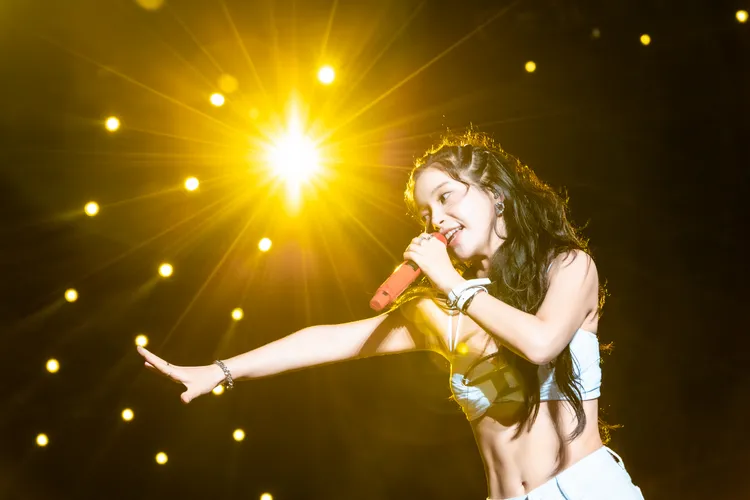 頌樂性感炫腹。讀者提供