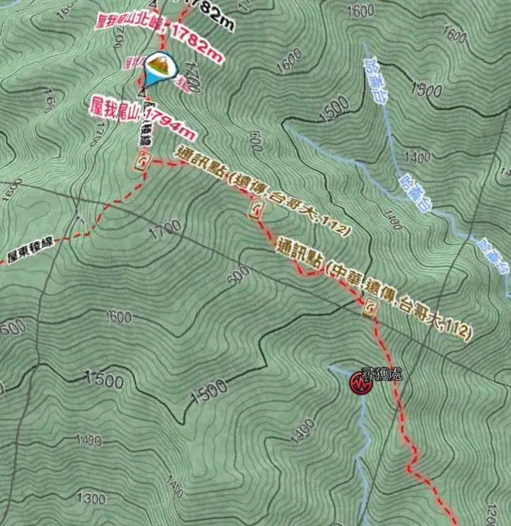 尋獲地點。民眾提供