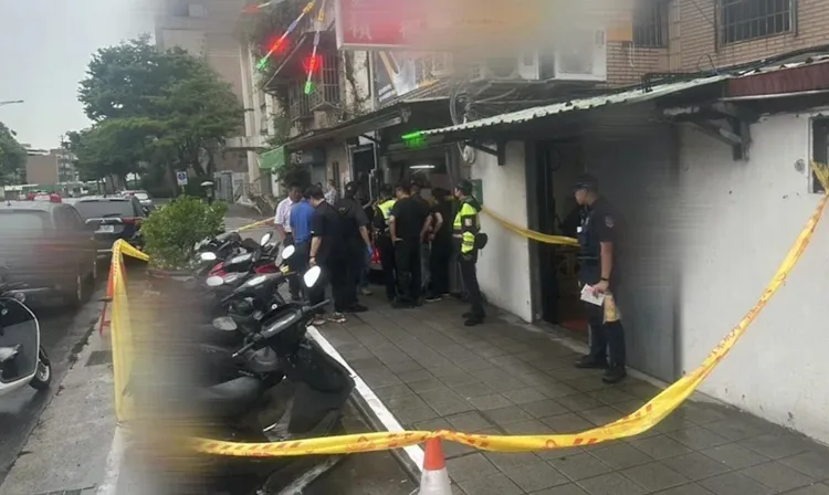 北市艋舺大道檳榔攤驚傳命案。翻攝畫面