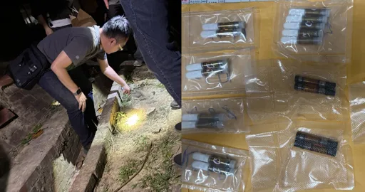 公園挖坑藏毒一洞抽500元 警逮34歲埋包手像小老頭