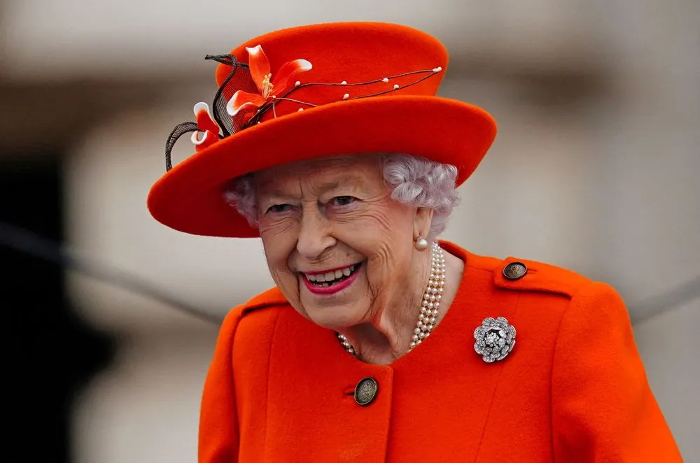 英國已故女王伊麗莎白二世2021年留影。路透資料照