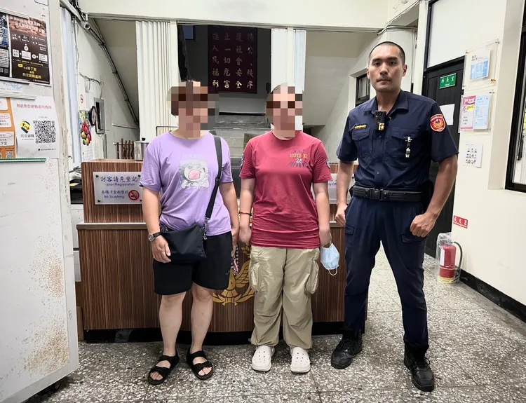 警方得知情形後，立刻協助林女聯絡校方，最終順利由校方牧師接回。翻攝照片