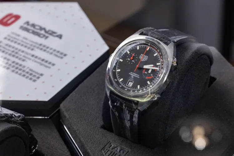 泰格豪雅榮耀回歸F1傳承特展。品牌提供