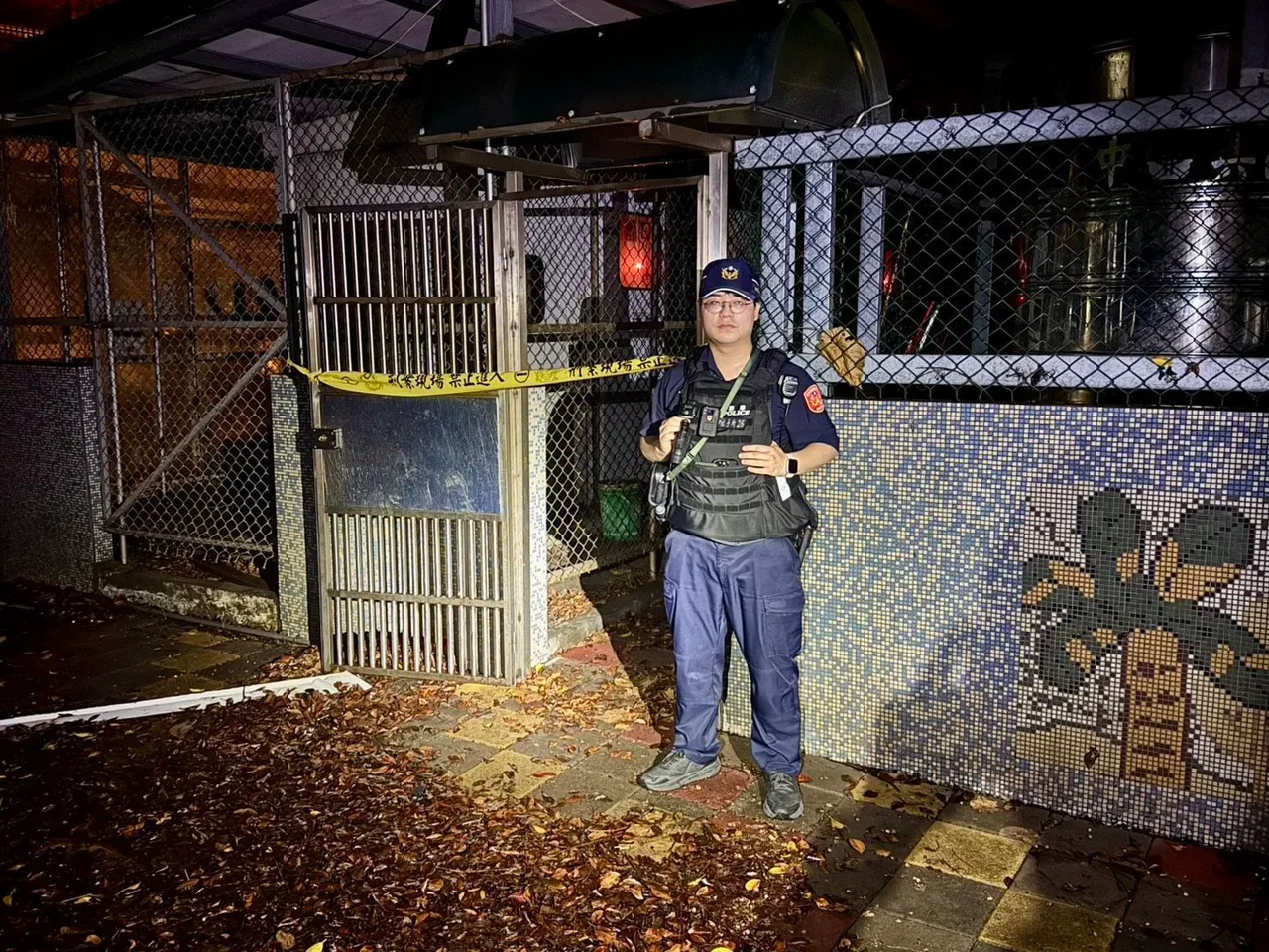 警方到场封锁现场调查。警方提供